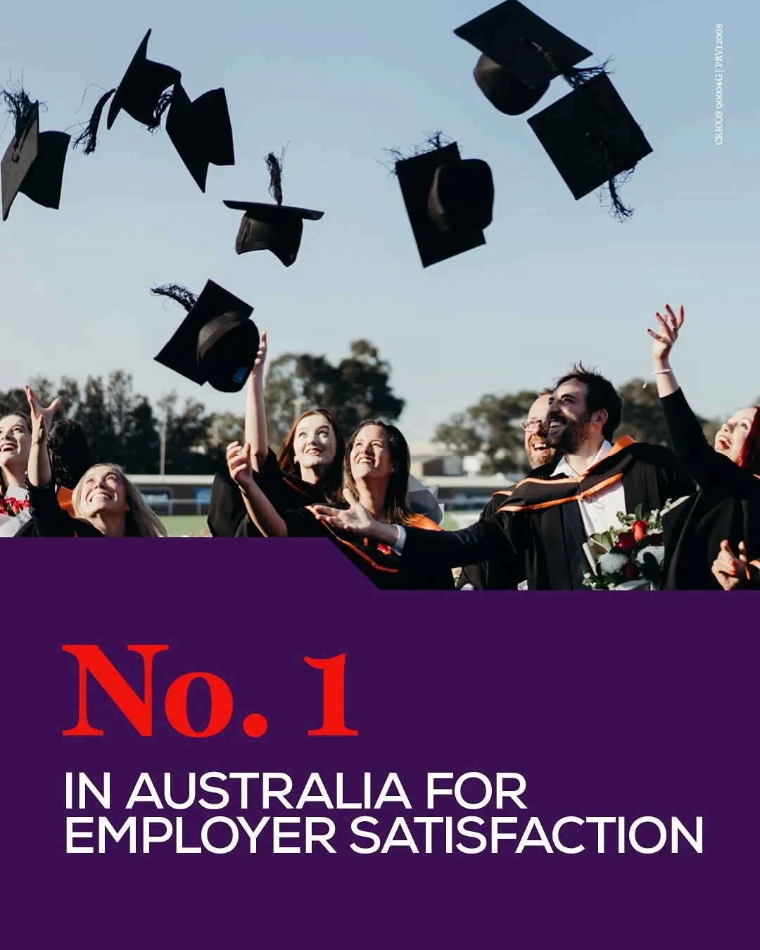 ACU has ranked number one in Australia for employer satisfaction, according to the latest QILT Employer Satisfaction Survey (ESS). 
 
In a milestone achievement, 90.7 per cent of employers reported positive overall satisfaction with ACU graduates – the best result for any university in the country and the first time ACU has scored over 90 per cent. 

ACU also ranked in the top five universities nationwide for student experience at university and second in Australia for international undergraduate student satisfaction, according to the Student Experience Survey (SES) results. 

ACU Deputy Vice-Chancellor (Education) Professor Tania Broadley said the strong results reflected the university’s focus on mission and impact. 

“Employers are telling us that ACU graduates bring the skills, values, and qualities that make a real difference in the workplace,” Professor Broadley said.

“At ACU, students aren’t just a number – they feel seen, valued, and genuinely supported.” 

Read more via the link in our bio 🔗