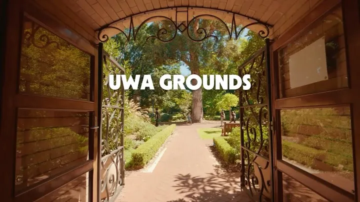 Touching grass hits different at UWA 🌳