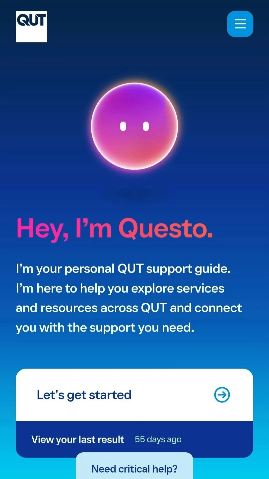 Week 1 and already have 17 tabs open in your brain? 🧠
Take a breath. Questo can help you navigate the year and connect you to the right support, from study help to wellbeing. 

Head to the link in our bio to explore 🔗

#QUT #HeyQuesto #StudentLife