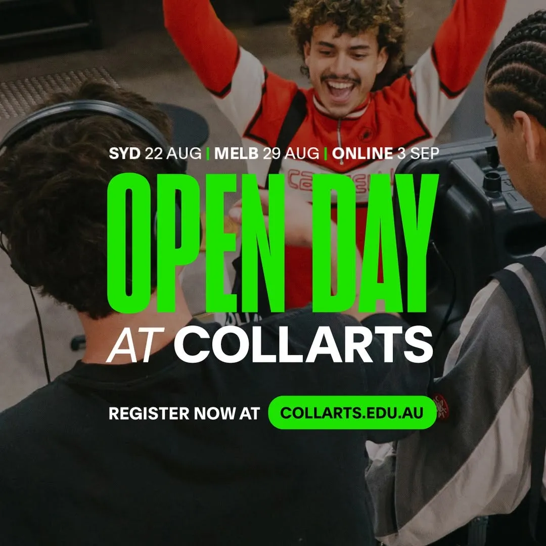 Ever wondered what a day at Collarts actually looks like? Come find out, no guessing required 🎧🎬

📍 Sydney | Sat 22 Aug
📍 Melbourne | Sat 29 Aug

Register now, ⛓️ in bio!