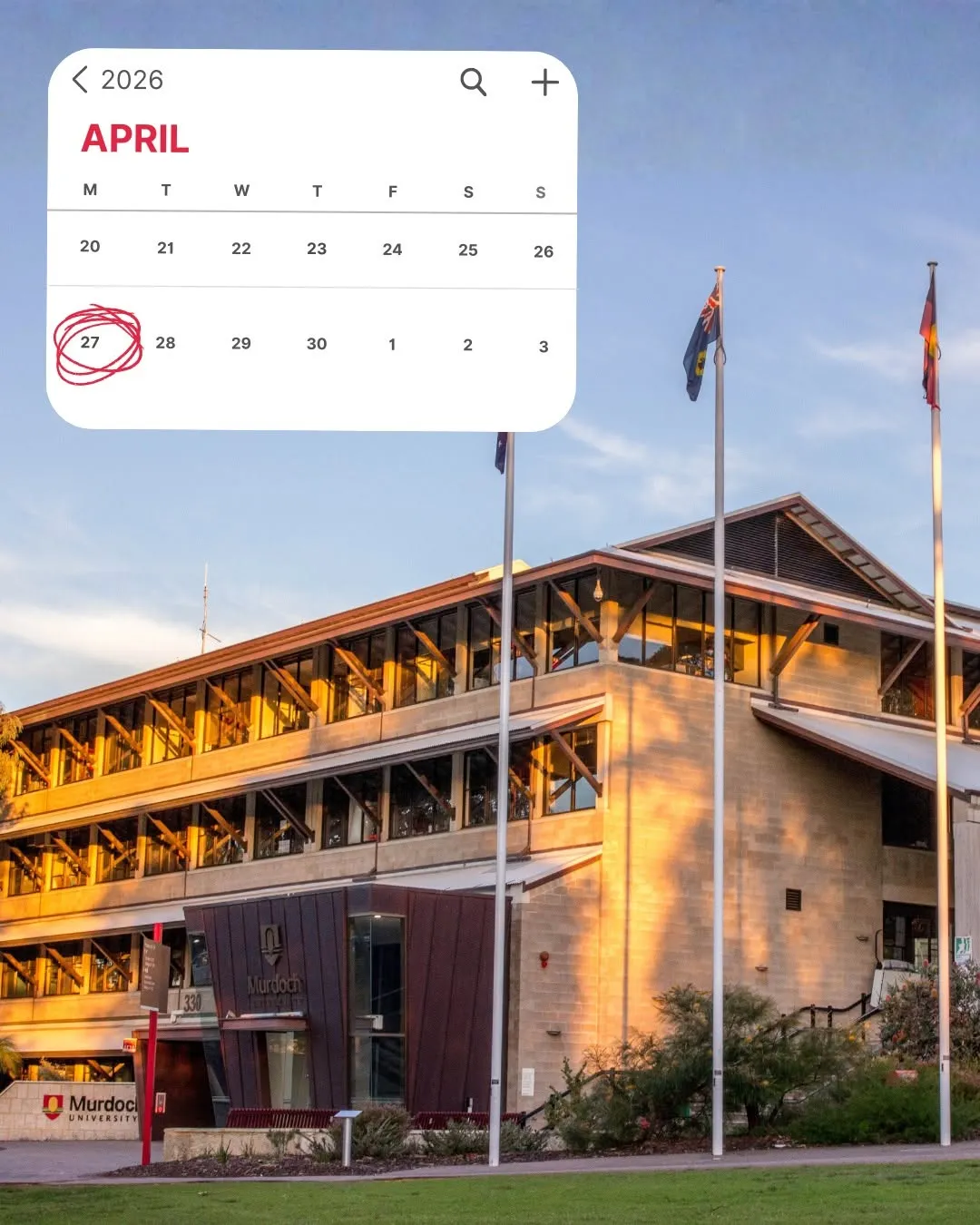 Don't forget our WA campuses will be closed this coming Monday the 27th of April for the ANZAC Day public holiday.