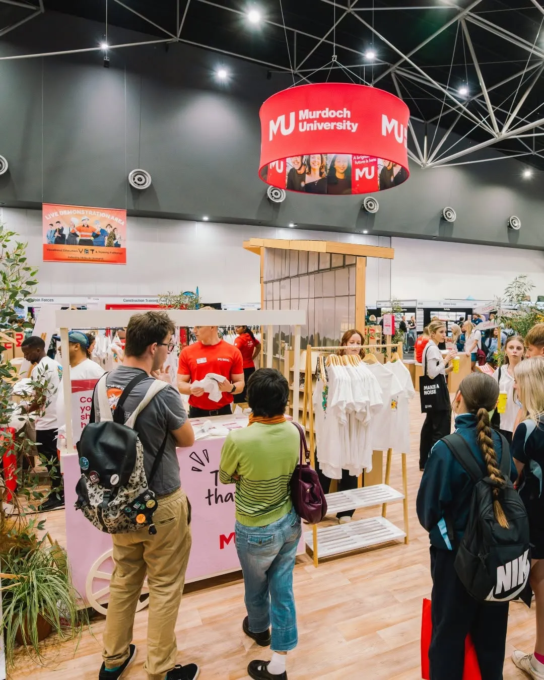 Careers Expo recap 📚

We loved connecting with future students and chatting about where their ambitions could take them at Murdoch University. One of the biggest highlights was our custom t-shirt activation featuring artwork by @barryp which quickly became a crowd favourite!

It was an incredible four days. Thanks to everyone who stopped by, we can't wait to see where your future takes you.