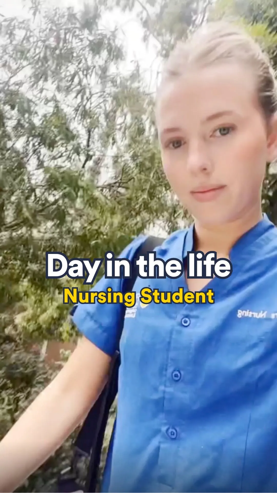 Here’s a glimpse into nursing student Poppy’s day. From ward shifts to skills lab training, a full day of hands-on learning. 🩺