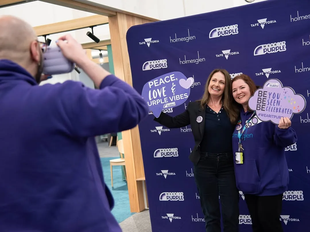 On @wear_it_purple Day, we support safe and inclusive spaces for young people in our community. 💜

We have loved seeing splashes of purple around campus. 

From a Rainbow Walk, various on-campus events and webinars, it has been a great opportunity to wear #coloursofcourage and support LGBTQIA+SB young people, allies and communities.

#WIPD2026