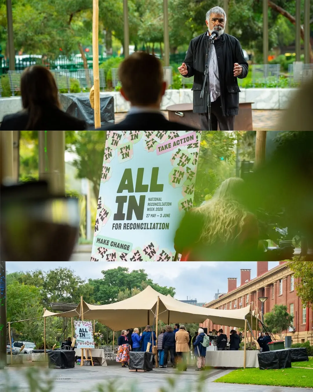 We're coming together for our first National Reconciliation Week as Adelaide University - Tirkangkaku 🖤💛❤️

This year’s theme, “All In”, invites everyone to reflect, learn and take meaningful action towards reconciliation and across our university throughout the week there are opportunities, including craft activities and cultural experiences, which will enable our community to do just that.

We encourage everyone to get involved and participate.

🔗 Discover more via the link in our bio