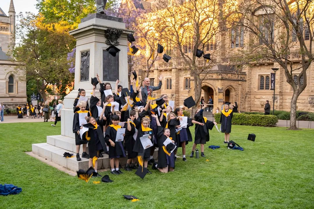 We were proud to celebrate 3,162 Children’s University graduates from 141 schools and membership hubs across South Australia in Bonython Hall this year,  an incredible achievement and a true testament to the curiosity, commitment and hard work of every child who took part🎓🌟

Children’s University is an educational program that encourages children aged 5 to 18 to participate in voluntary learning and volunteering activities outside of school, offering a wide range of fun and engaging experiences that spark curiosity and build confidence.

We also extend our sincere thanks to Professor Høj AC and the Honourable Catherine Branson AC SC for their support and championing of Children’s University. This year marked their final CU ceremonies, and we are deeply grateful for the encouragement and belief they have shown in our program and its impact on young learners.

Their leadership and presence have helped shape unforgettable celebrations for thousands of children over the years 💛

Find out more about Children’s University via link in bio 🔗