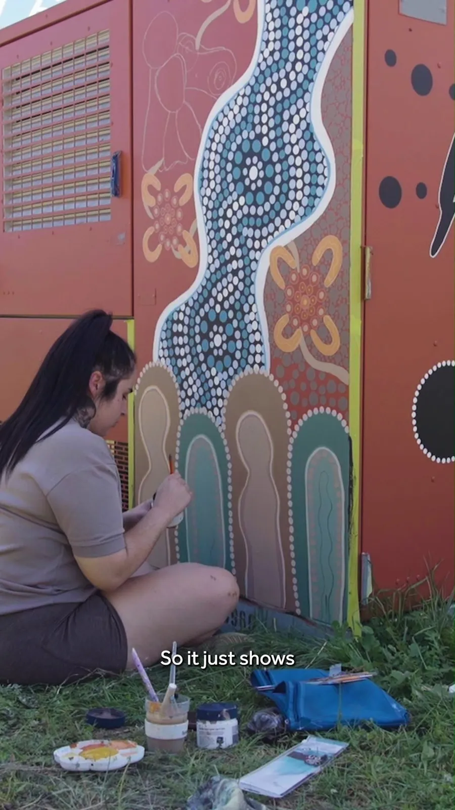 Country. Culture. Connection. 🎨
Student artists Rhiannon and Wesley, have helped bring the Yurauna substation to life, turning stories, memories and inspiration from the land into a vibrant mural.
Inspired by Country, community and connection, their artwork brings together stories shaped by the Cotter River, the Bogong moth, the wedge-tailed eagle and the landscapes that connect people and place, every element has been chosen with purpose.
Through this project, both students strengthened their confidence, explored their creativity and contributed to a public artwork that shares culture and story with the wider community.
#CITCBR
