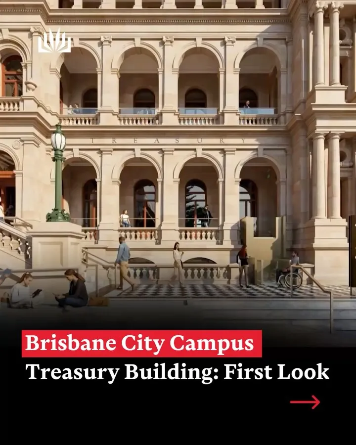 Get a feel for studying inside the Treasury Building 🏛️🤎The first designs of our new CBD campus location have been unveiled.

Take a closer look via the link in bio 🔗