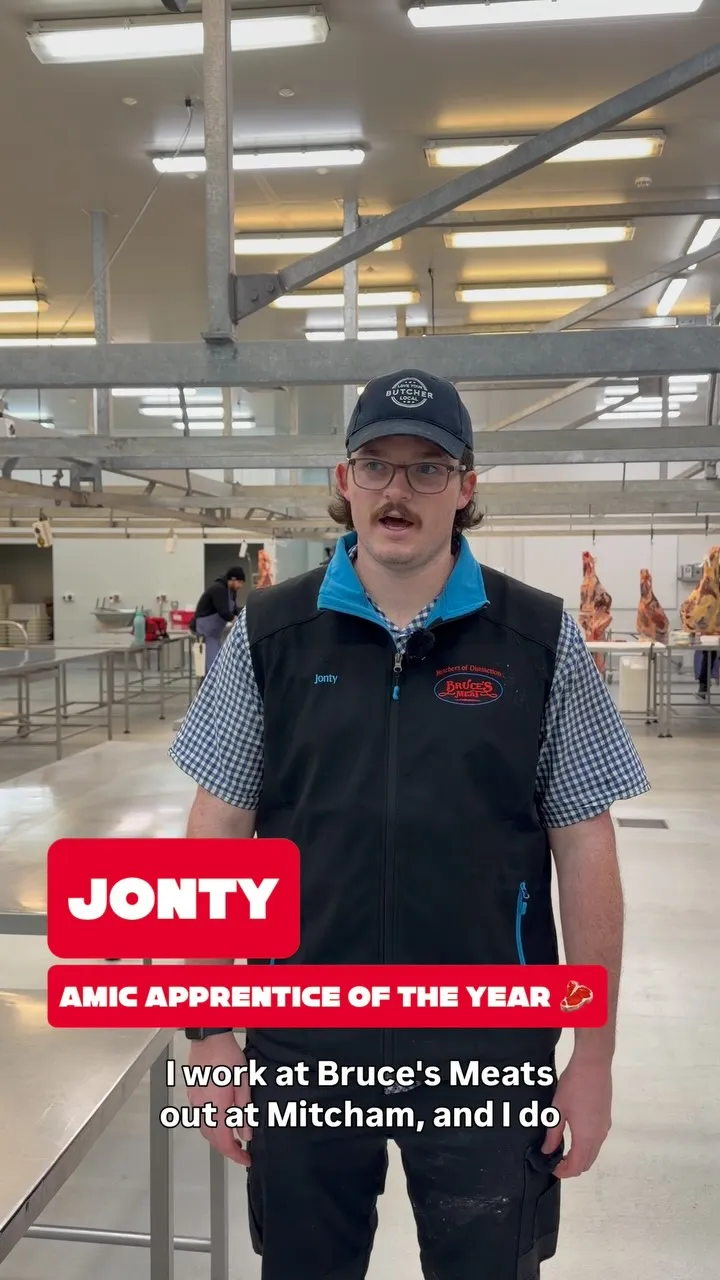 2026 @ausmeatindustrycouncil SA Apprentice of the Year, Jonty, tells us about his study journey and top tip for cooking the perfect steak.🥩

#tafesa #student #study #butchershop #steak