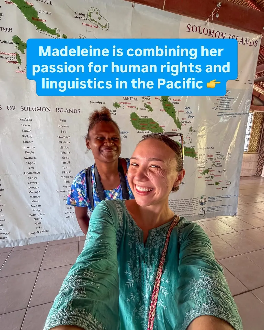 @linguistinthepacific ‘s passion led her all the way to the Solomon Islands! ✈️ 🇸🇧